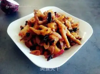 Make Spicy dry chicken claws step 11