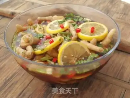 Make Lemon chicken claws step 10