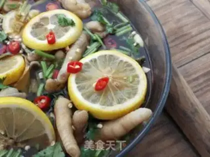 Make Lemon chicken claws step 11
