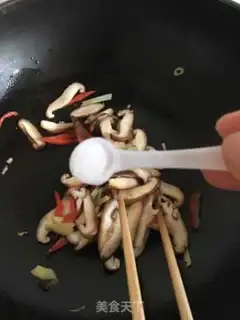 Make Fry mushrooms and octopus step 7