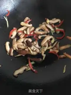 Make Fry mushrooms and octopus step 8