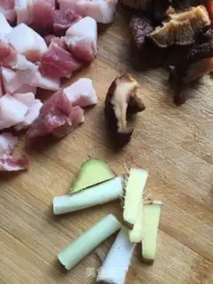 Make Chestnut rice step 2