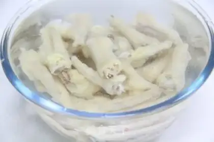 Make A red lemon chicken claw step 5