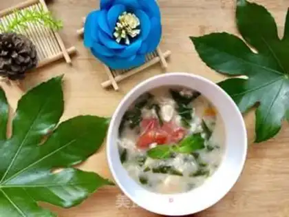 Make Tomato noodle egg soup step 5