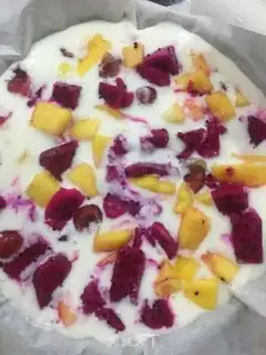 Make Yogurt and fruit ice cream step 3