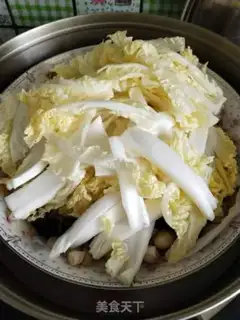 Make A scallop of sauerkraut step 5