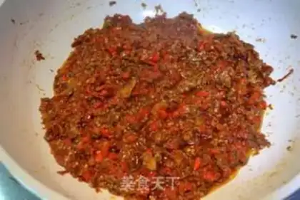 Make Spicy beef sauce step 8