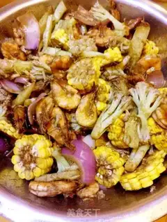 Make Spicy shrimp pan step 7