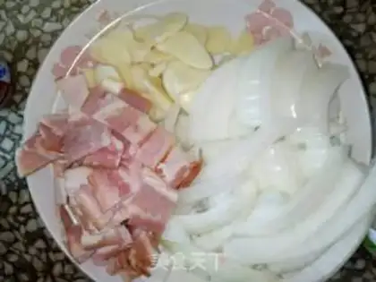Make Butter bacon pasta step 6