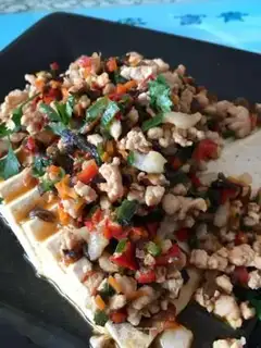 Make The tofu of the red meat step 13