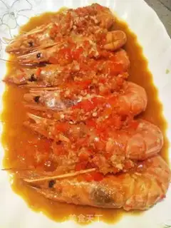 Make Paprika garlic, Argentine lobster step 4