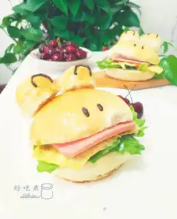 Make Big-mouth frog burger step 16