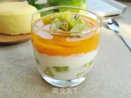 Make Yogurt mango cup step 6