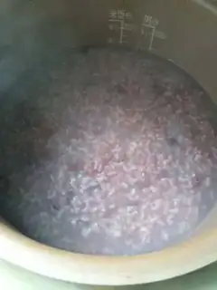 Make Red bean rice congee step 5