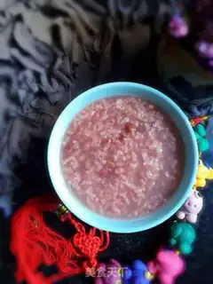 Make Red bean rice congee step 7