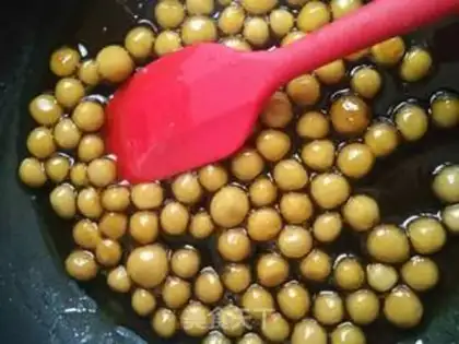 Make Caramel pearl tea step 5