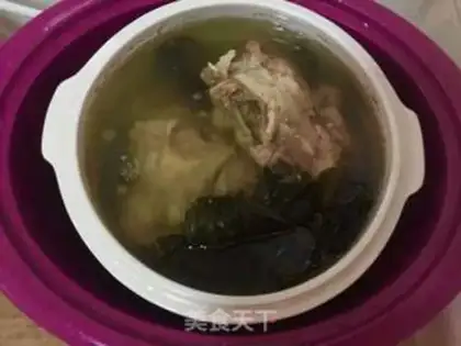 Make Sea belt bone soup step 3