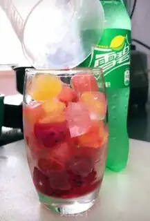 Make A fruit iced sapphire step 2