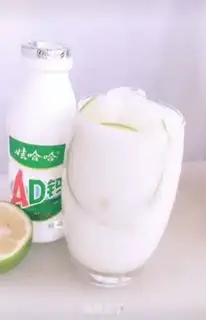 Make Iced lemon milk step 4