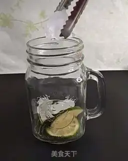 Make Mint-free lemon soda step 2
