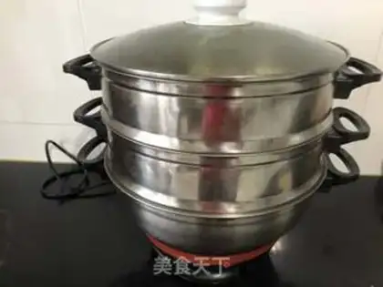 Make Steamed potatoes and cheese step 3
