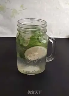 Make Mint-free lemon soda step 6