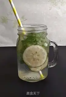 Make Mint-free lemon soda step 7