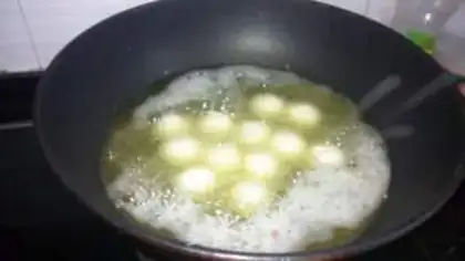 Make The eggplant twig step 2