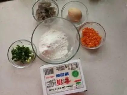 Make Shrimp tofu pie step 0