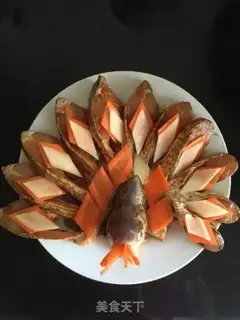 Make Peacock open-screen fish step 2