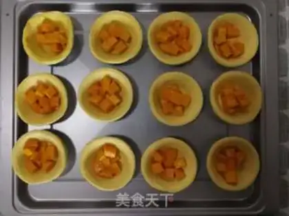 Make A simple mango souffle step 2