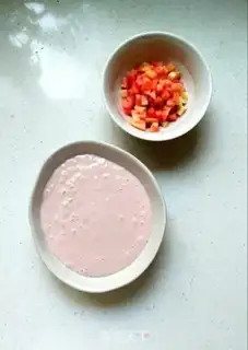 Make Peach popsicle step 2