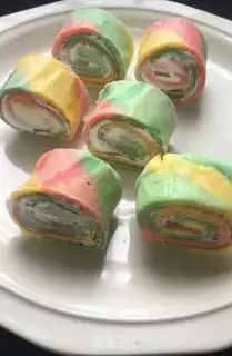 Make Rainbow Cake Roll step 18