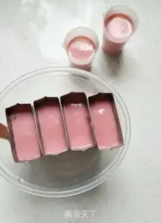 Make Peach popsicle step 3