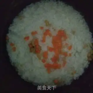 Make Carrot shrimp congee step 6