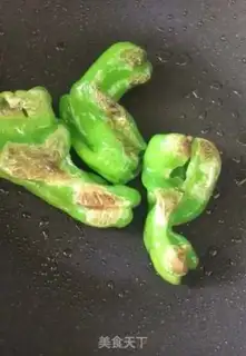 Make Cream peppers and eggs step 2