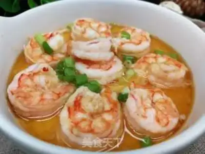 Make Shrimp steamed eggs step 10