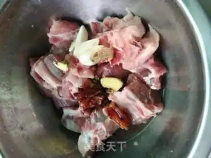 Make Potato burn ribs step 0