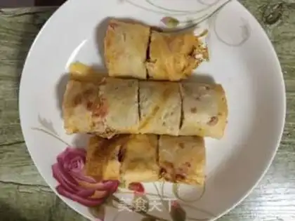 Make Tomato eggcakes step 5