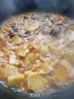 Make Potato burn ribs step 8