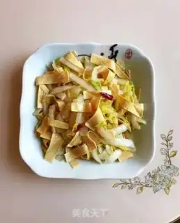Make Cabbage and bean peel step 6