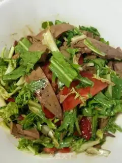 Make A chrysanthemum with liver step 4