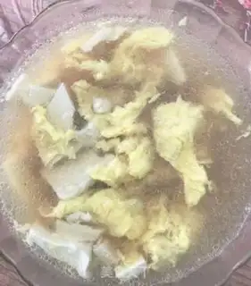 Make Tofu egg soup for fans step 4