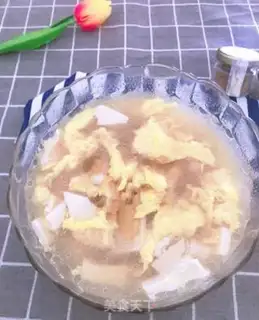 Make Tofu egg soup for fans step 5
