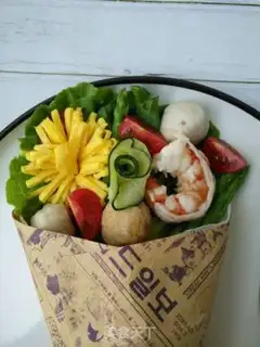 Make Flower beam salad step 15