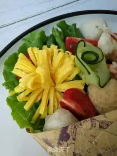 Make Flower beam salad step 16