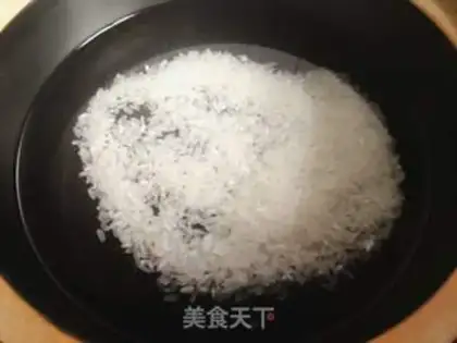 Make Apple rice congee step 2