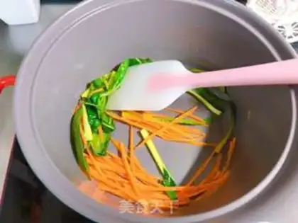 Make Dry-beak rice plum soup step 8