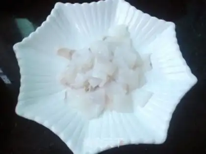 Make Fresh squid tofu step 2