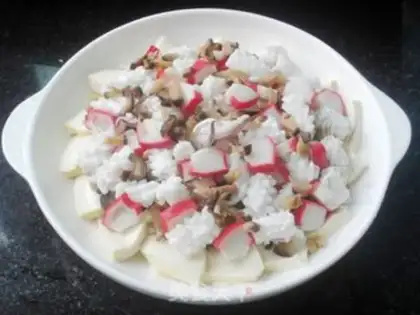 Make Fresh squid tofu step 5